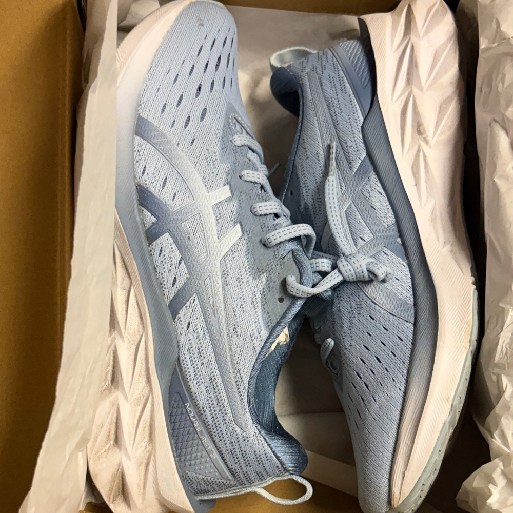 ASICS Women's Sky Blue Athletic Sneakers